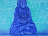 Blauer Buddha